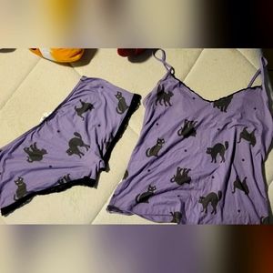 Black Cat nightie set (Modcloth)